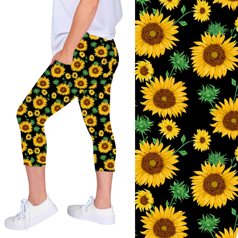 Sunflower 2 Deluxe Pocket Capri