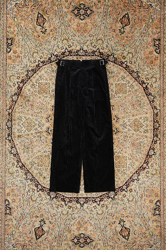 CORDUROY GURKHA PANTS (BLACK)