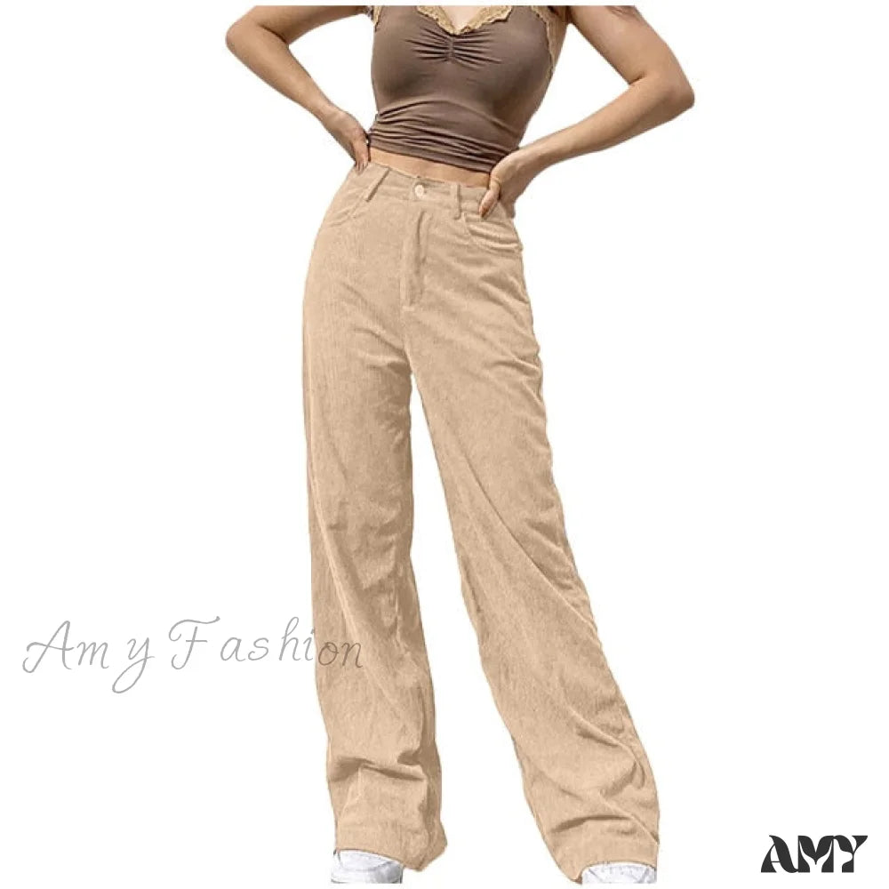 Amy Fashion - Fashion Full-length Pocket Cargo Jeans