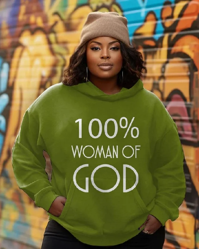 100% Women of God Long Sleeves Hoodie