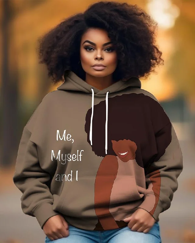 Me Myself And I Long-sleeved Hoodie