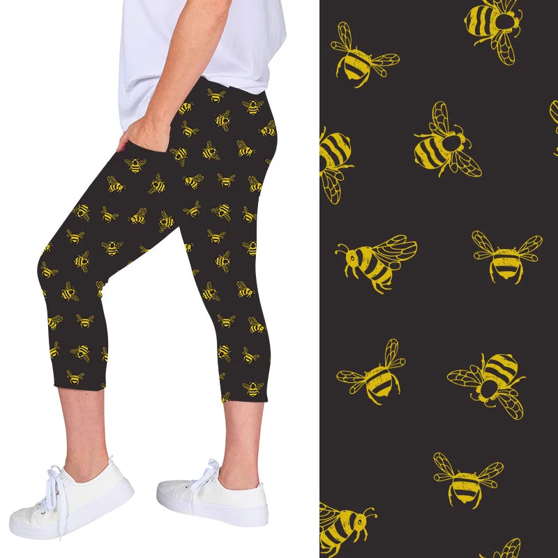 Bee Free Deluxe Pocket Capri