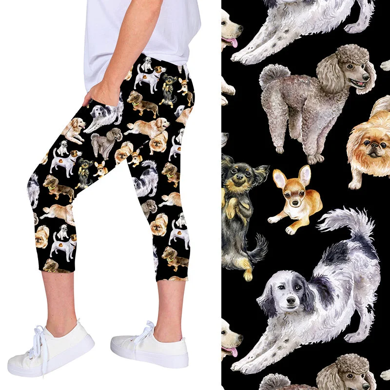 Dog Dynasty Deluxe Pocket Capri