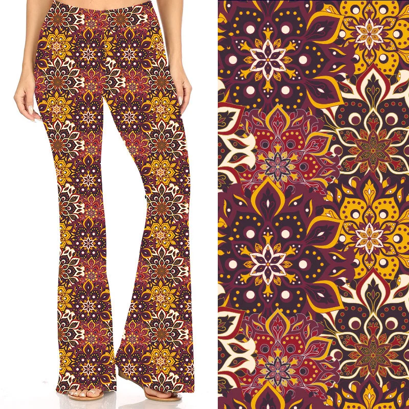 Manifesting Mandala Deluxe Bell Bottoms