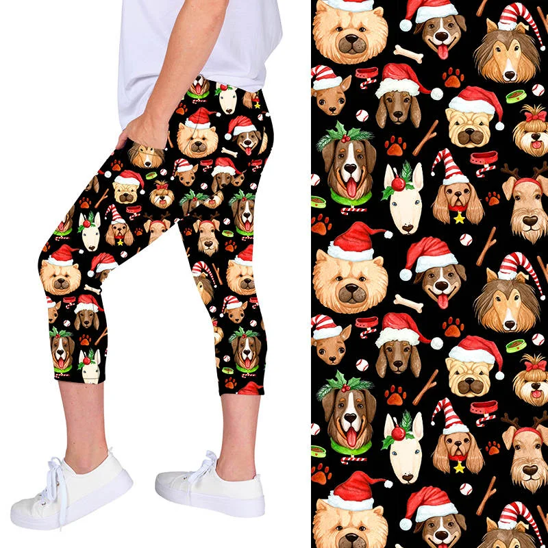 Santa Paws Deluxe Pocket Capri