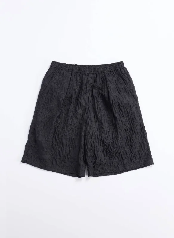 Nylon Embossed Shorts