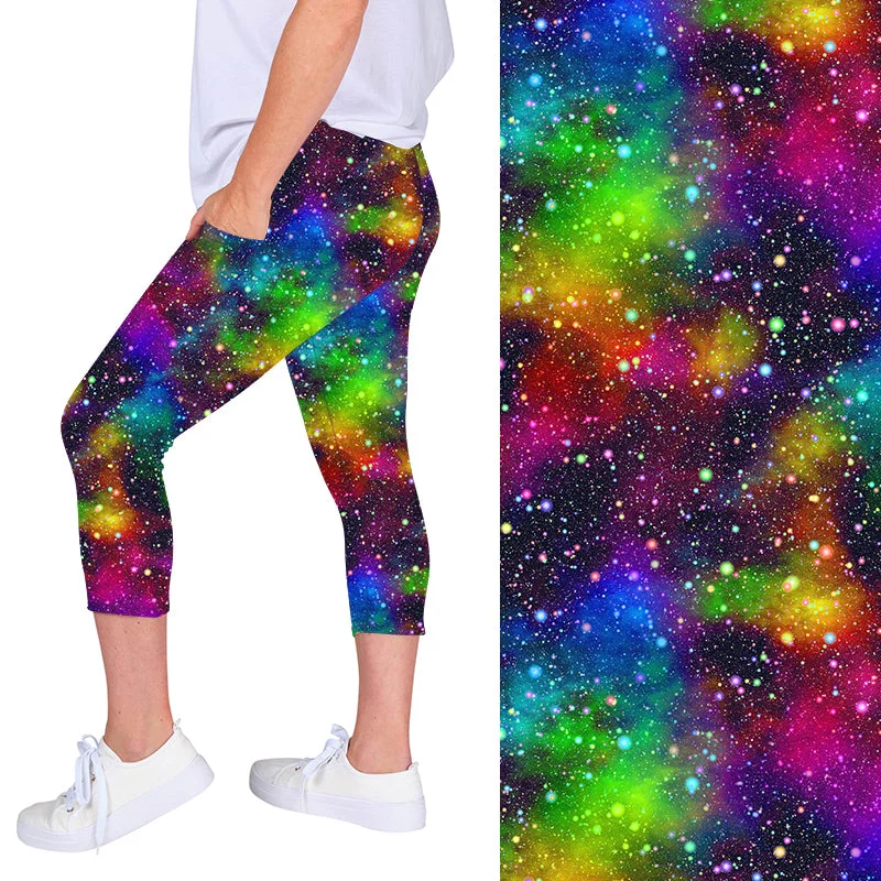 Rainbow Galaxy Deluxe Pocket Capri