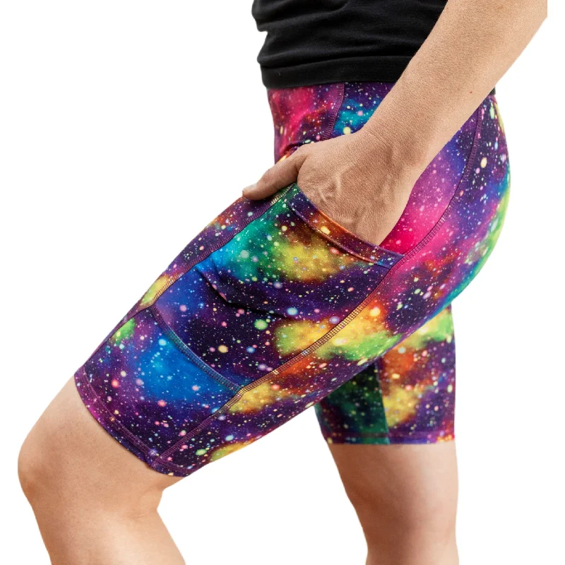 Rainbow Galaxy Deluxe Pocket Shorts