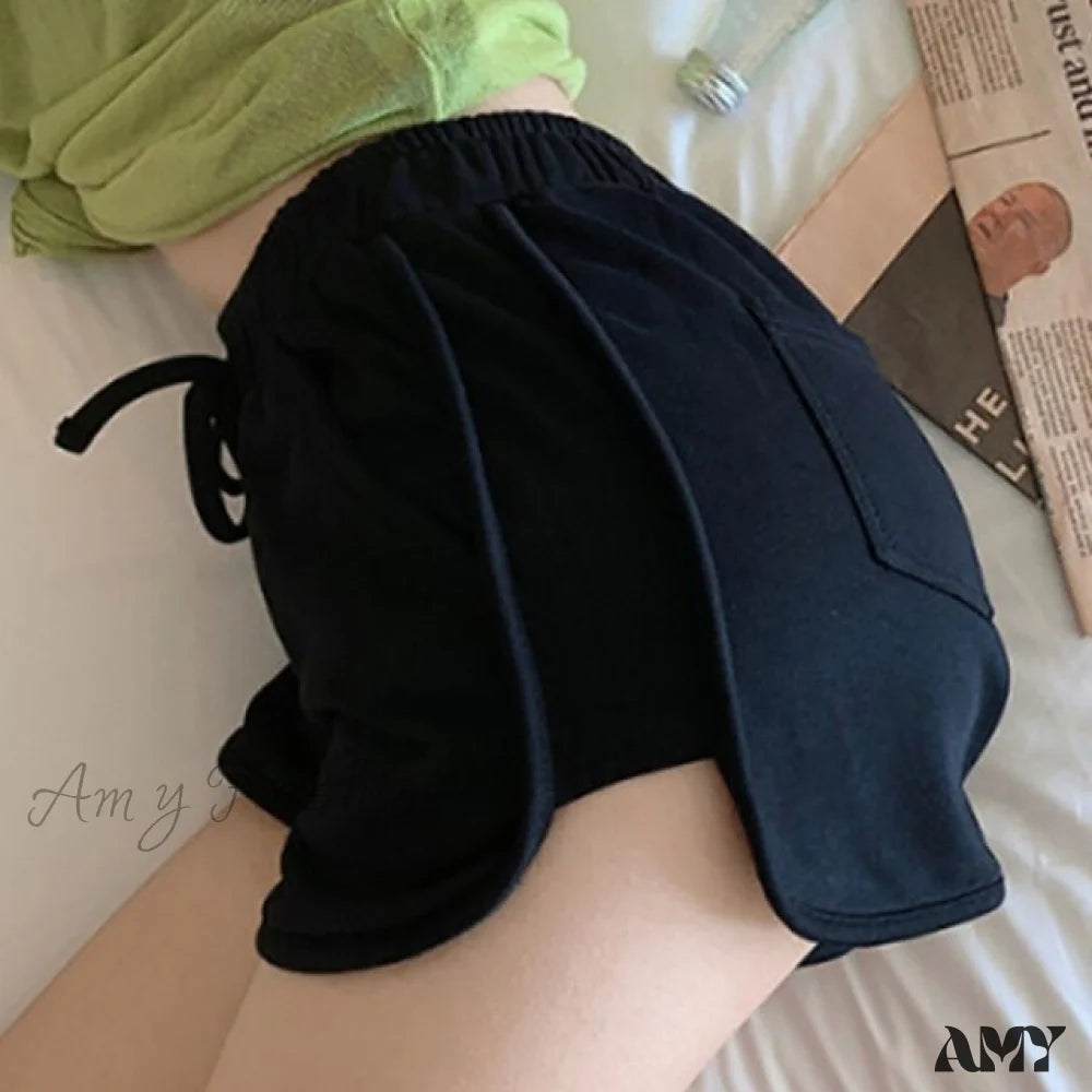 Amy Fashion - High Waist Korean Dolphin Shorts