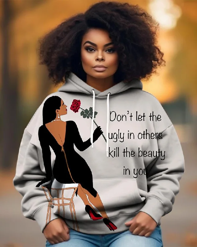 Don't Let The Ugly In Others...Long-sleeved Hoodie