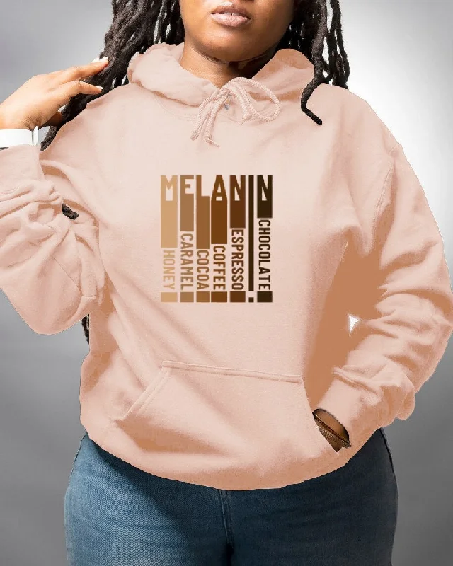 Melanin Drippin Long Sleeve Hoodie