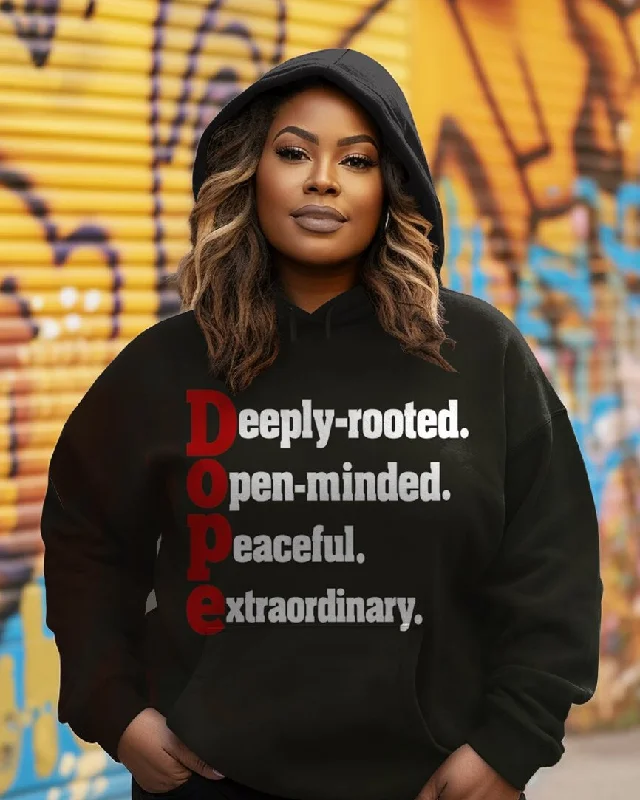 Black Woman Dope Long Sleeves Hoodie