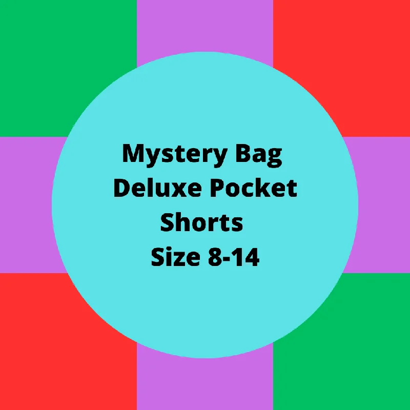 Mystery Bag Deluxe Pocket Shorts Size 8-14