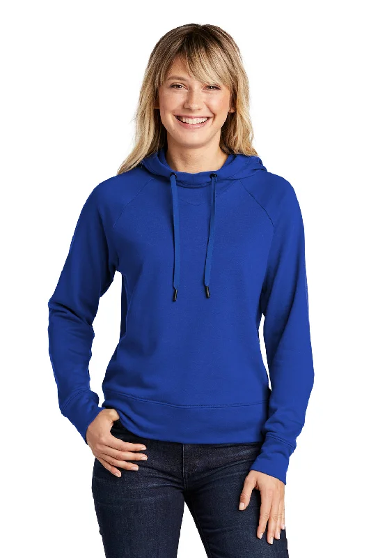 Sport-Tek Womens French Terry Hooded Sweatshirt Hoodie - True Royal Blue