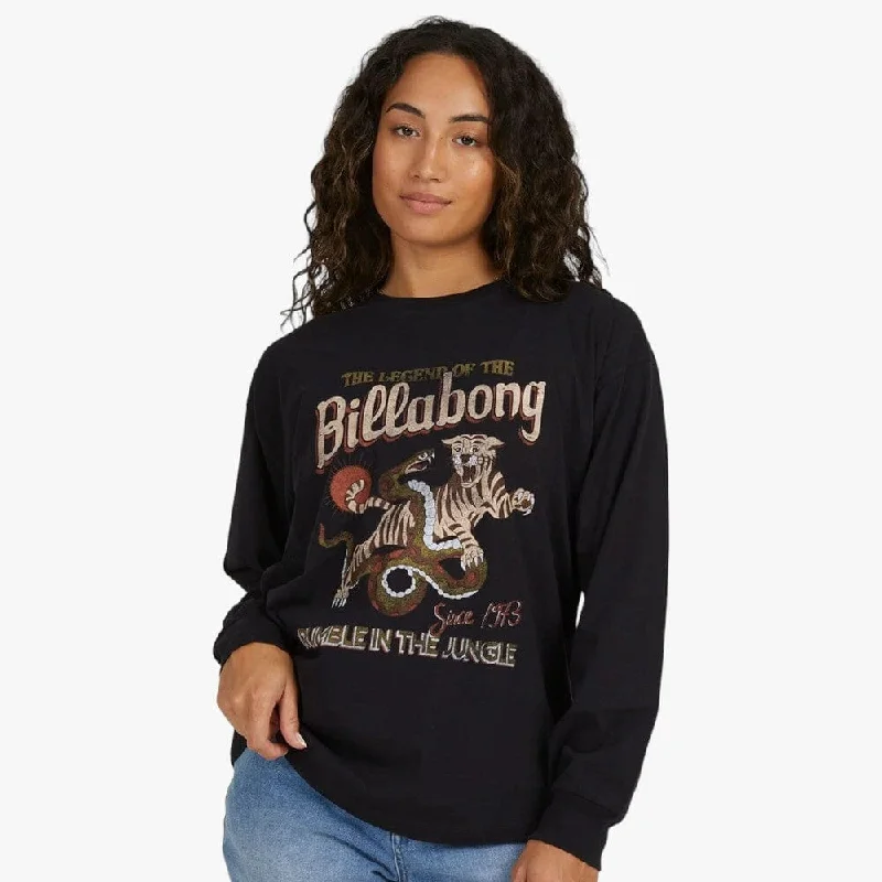 Billabong Wild Dance Long Sleeve Tee Off Black