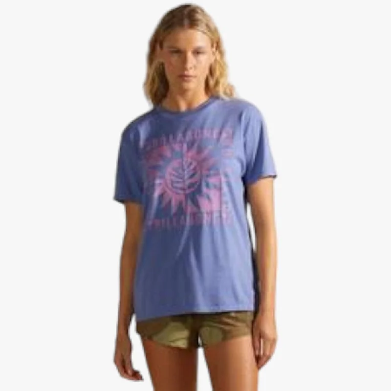 Billabong Womens A Div Short Sleeve Tee Purple