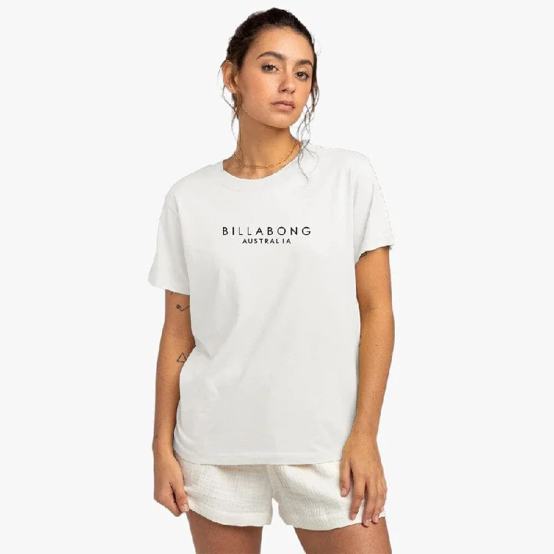 Billabong Womens Serenity Short Sleeve Tee Antique White