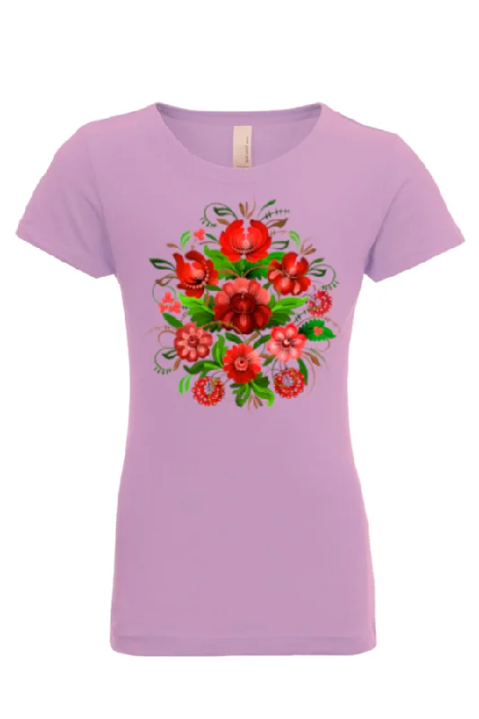 Girl's t-shirt "Petrykivka"