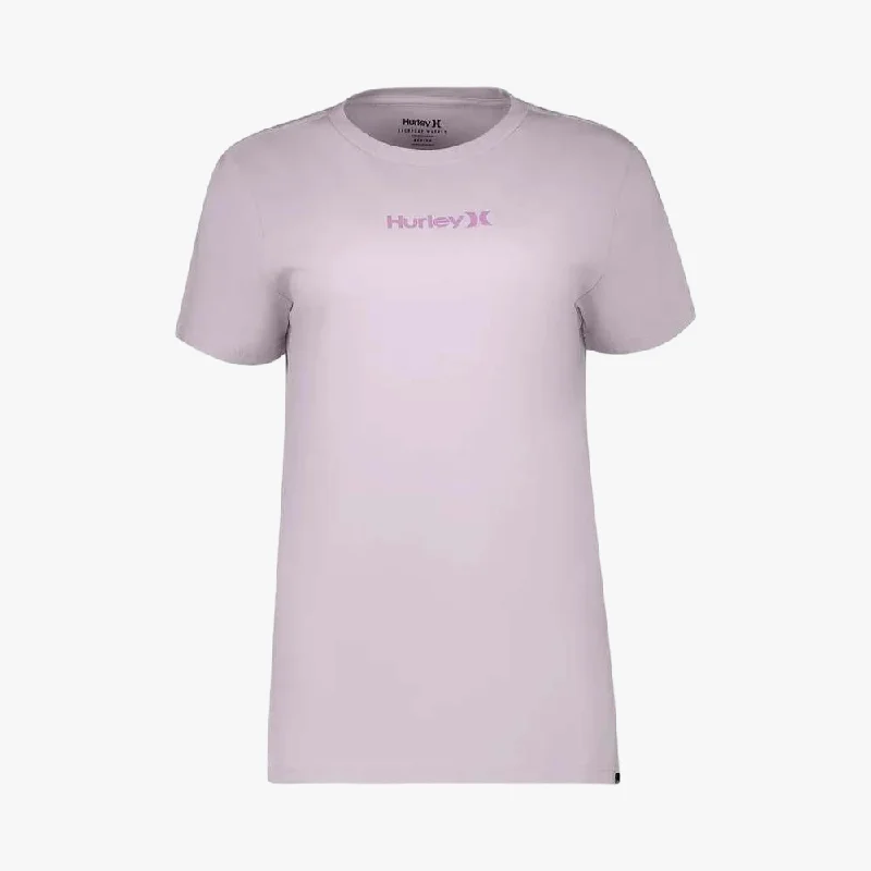 Hurley Womens One And Only Short Sleeve Tee Digital Lavender