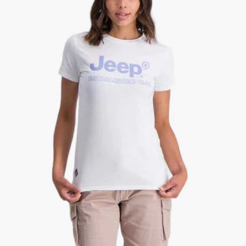 Jeep Womens 41 Short Sleeve Tee White