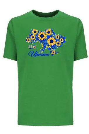 Kid's t-shirt "Sunflower Ukraine"