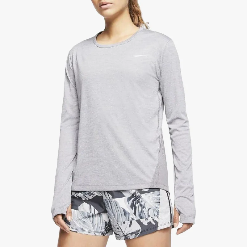 Nike Womens Miller Long Sleeve Top Grey