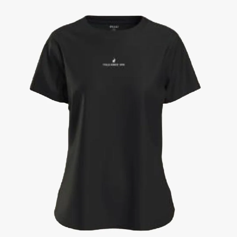 Polo Womens Anele Logo Short Sleeve Tee Black