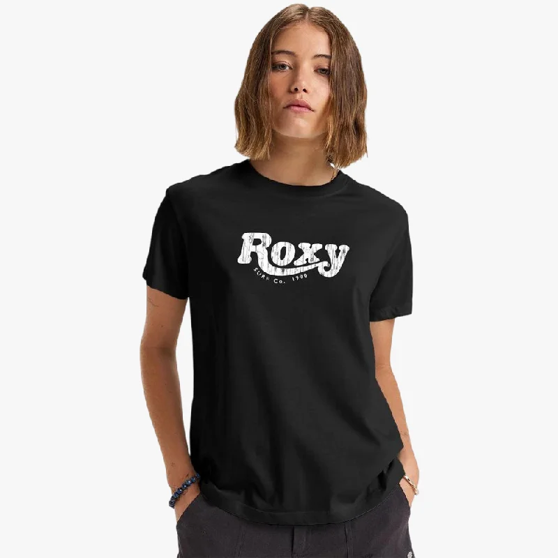 Roxy Womens Sun Over The Sand Short Sleeve Tee Black