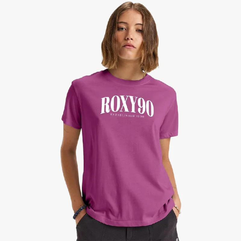 Roxy Womens Surf Stoked Short Sleeve Tee Vivid Viola