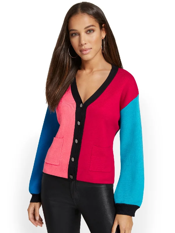 Colorblock Cardigan