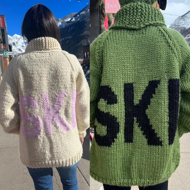 GOGO SKI Long Cardi