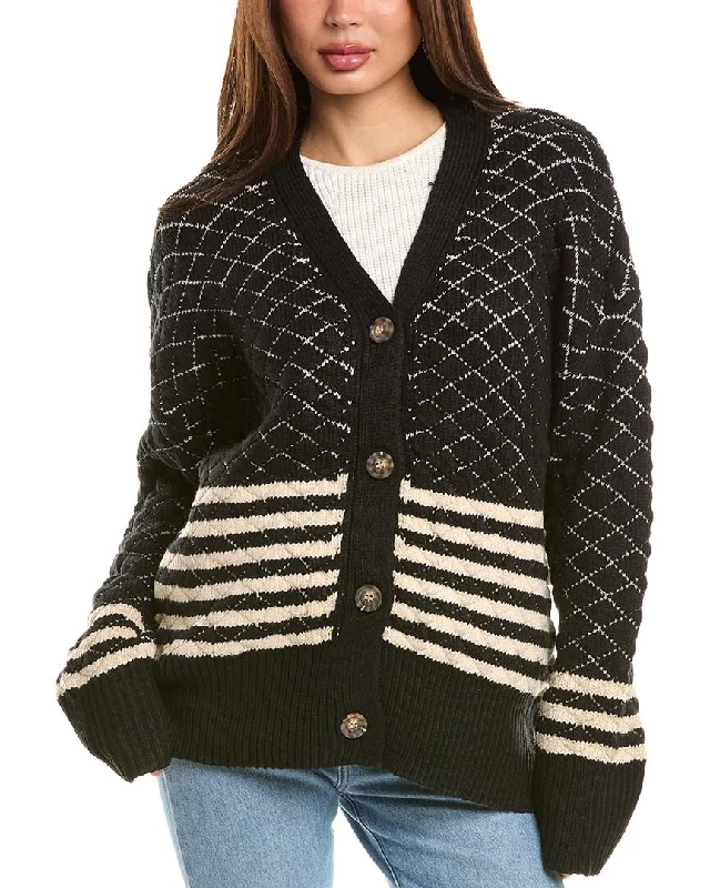 Maronie Diamond Stitch Cardigan