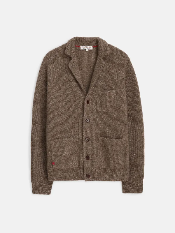 Mitchell Cardigan In Washed Cashmere