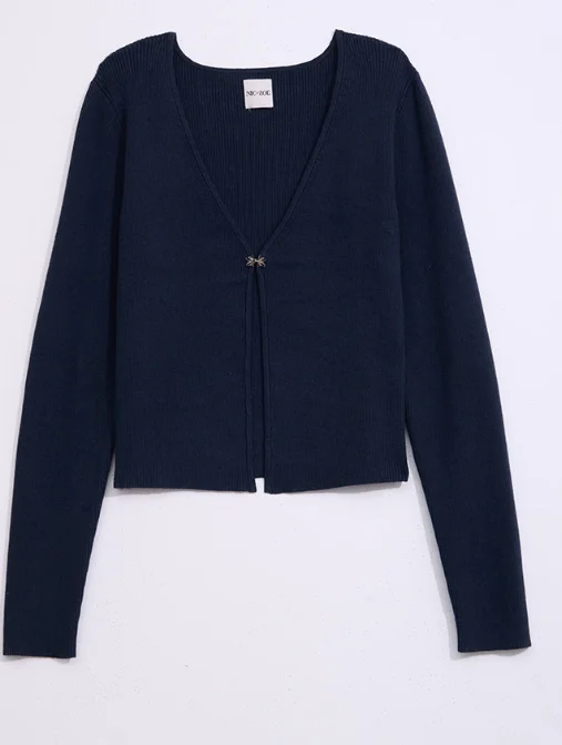 Nic & Zoe Navy Cool Night Cardigan