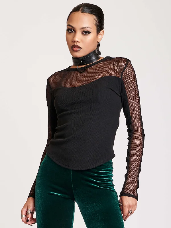 Fishnet Rib Top