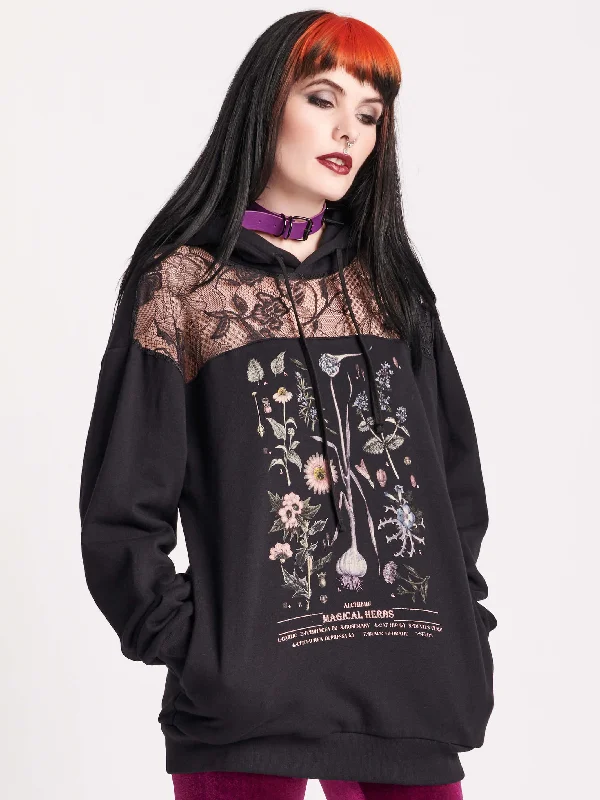 Magical Herbs Lace Hoodie