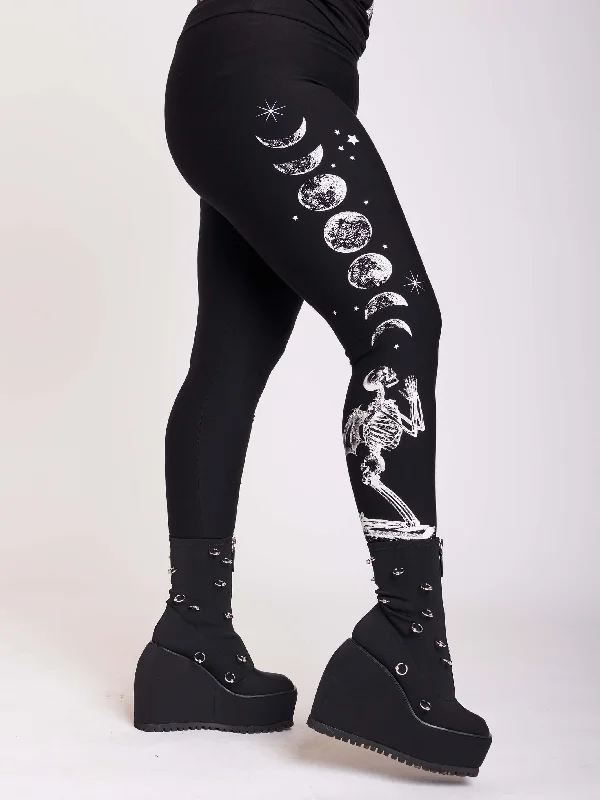 Praying Skeleton Leggings