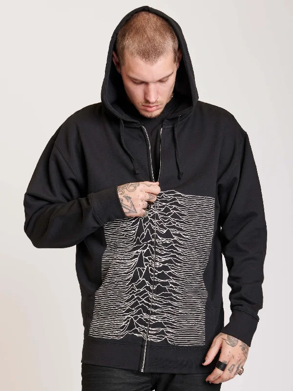 Joy Division Unknown Pleasures Zip Up Hoodie