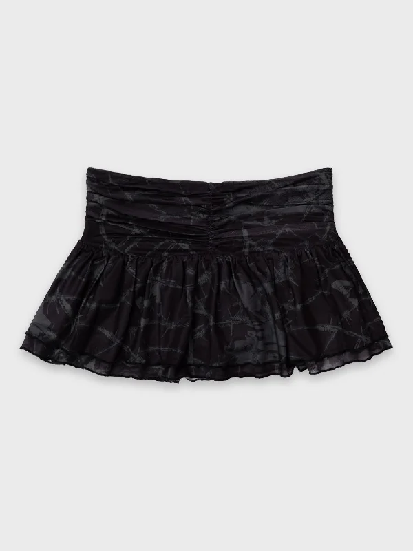 Trespass Ruffle Skirt - Black