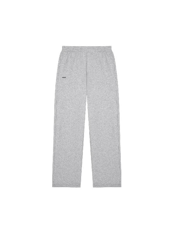 Womens 365 Midweight Straight Leg Track Pants—grey marl