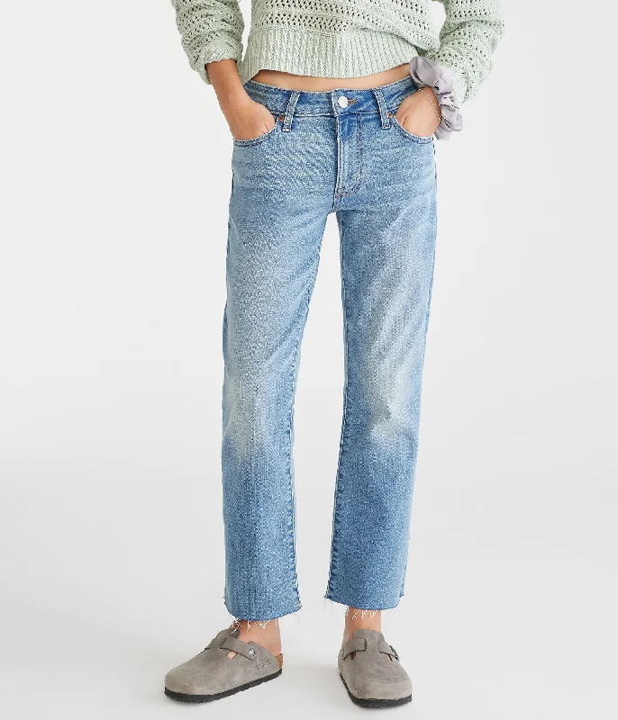 Aeropostale Mid-Rise Kick Flare Jean