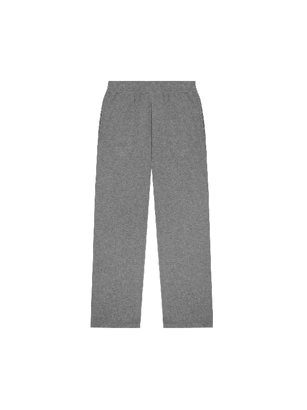 Womens DNA Knitted Straight Leg Track Pants—grey marl