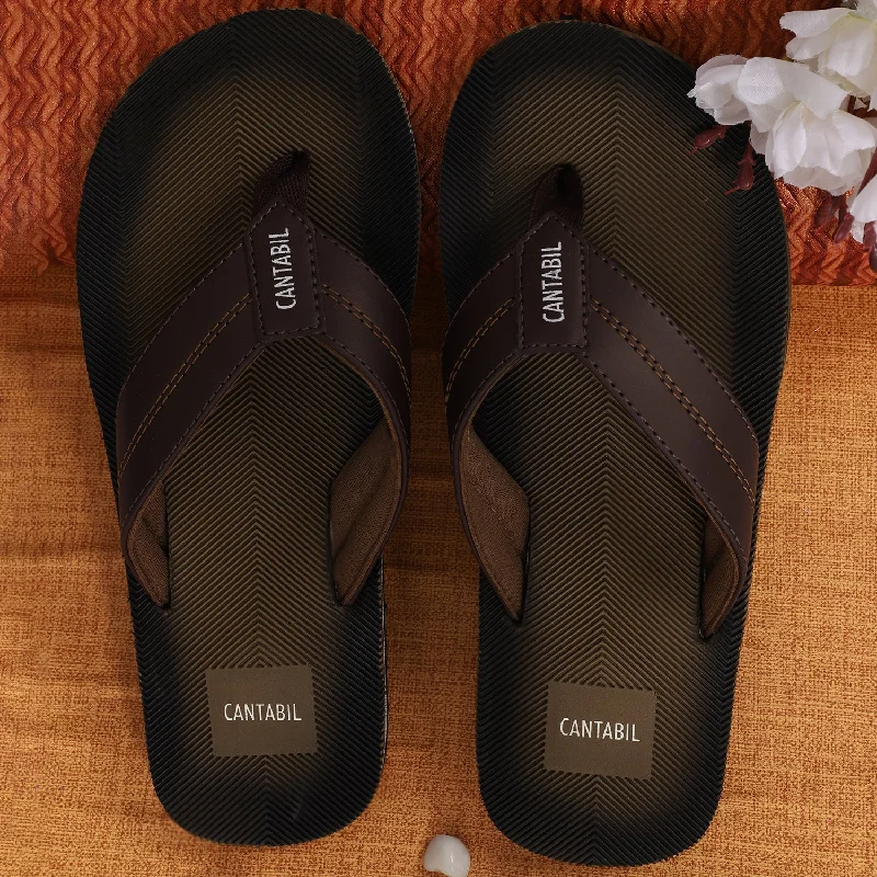 Men's Brown Slippers