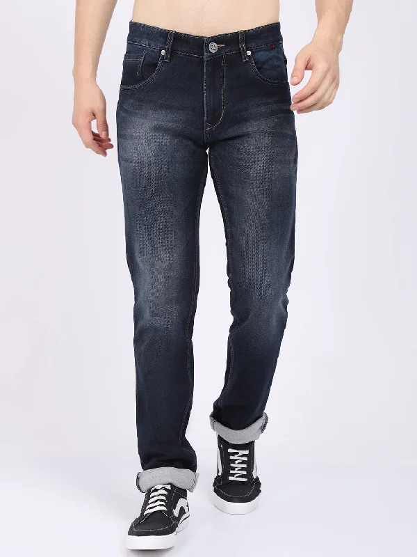 Men's Ultra Narrow fit Medium Fade Carbon Blue  Jeans