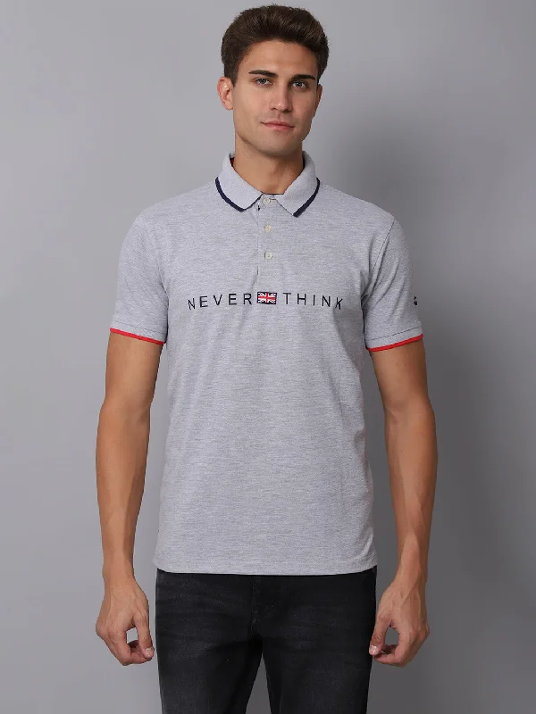 Men's Grey Melange T-Shirt